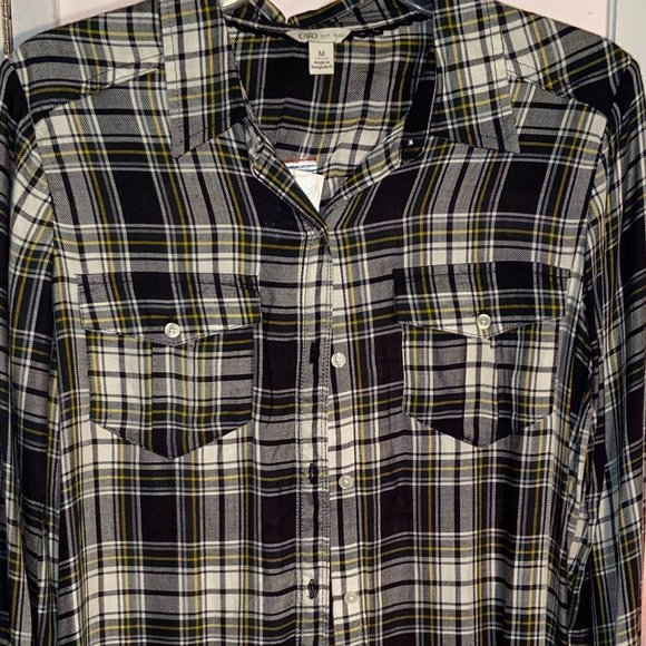 Cato Plaid Button Down Shirt NWT - Picture 4 of 9